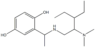2-(1-{[2-(dimethylamino)-3-ethylpentyl]amino}ethyl)benzene-1,4-diol