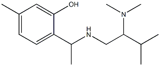 2-(1-{[2-(dimethylamino)-3-methylbutyl]amino}ethyl)-5-methylphenol
