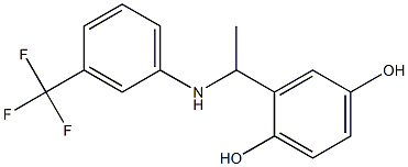 2-(1-{[3-(trifluoromethyl)phenyl]amino}ethyl)benzene-1,4-diol