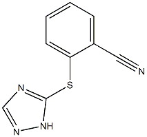 2-(1H-1,2,4-triazol-5-ylsulfanyl)benzonitrile Structure