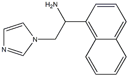 2-(1H-imidazol-1-yl)-1-(1-naphthyl)ethanamine,,结构式