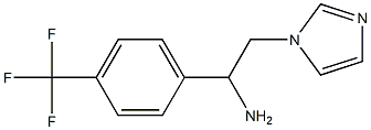 2-(1H-imidazol-1-yl)-1-[4-(trifluoromethyl)phenyl]ethan-1-amine Structure
