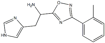 2-(1H-imidazol-4-yl)-1-[3-(2-methylphenyl)-1,2,4-oxadiazol-5-yl]ethan-1-amine|