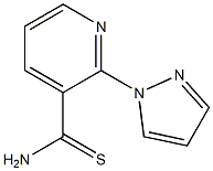 2-(1H-pyrazol-1-yl)pyridine-3-carbothioamide,,结构式