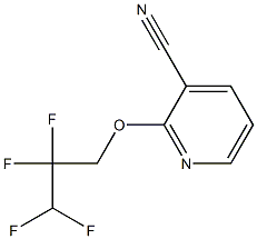 2-(2,2,3,3-tetrafluoropropoxy)pyridine-3-carbonitrile 化学構造式