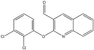 2-(2,3-dichlorophenoxy)quinoline-3-carbaldehyde Structure