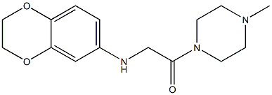 2-(2,3-dihydro-1,4-benzodioxin-6-ylamino)-1-(4-methylpiperazin-1-yl)ethan-1-one