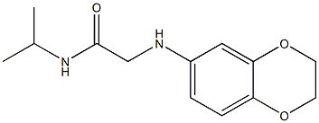 2-(2,3-dihydro-1,4-benzodioxin-6-ylamino)-N-(propan-2-yl)acetamide