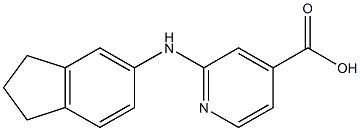 2-(2,3-dihydro-1H-inden-5-ylamino)pyridine-4-carboxylic acid