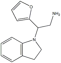 2-(2,3-dihydro-1H-indol-1-yl)-2-(2-furyl)ethanamine