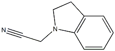 2-(2,3-dihydro-1H-indol-1-yl)acetonitrile Struktur