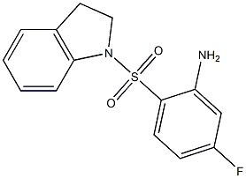 2-(2,3-dihydro-1H-indole-1-sulfonyl)-5-fluoroaniline