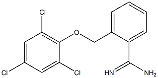 2-(2,4,6-trichlorophenoxymethyl)benzene-1-carboximidamide