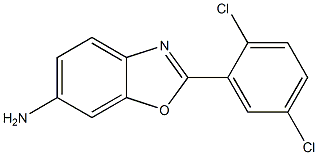 2-(2,5-dichlorophenyl)-1,3-benzoxazol-6-amine 结构式
