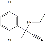 2-(2,5-dichlorophenyl)-2-(propylamino)propanenitrile