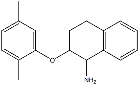 2-(2,5-dimethylphenoxy)-1,2,3,4-tetrahydronaphthalen-1-amine Structure