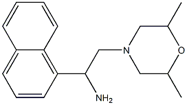 2-(2,6-dimethylmorpholin-4-yl)-1-(1-naphthyl)ethanamine|