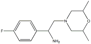 2-(2,6-dimethylmorpholin-4-yl)-1-(4-fluorophenyl)ethanamine