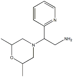 2-(2,6-dimethylmorpholin-4-yl)-2-(pyridin-2-yl)ethan-1-amine