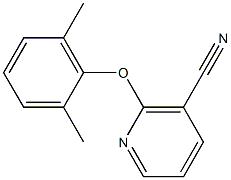 2-(2,6-dimethylphenoxy)nicotinonitrile Struktur