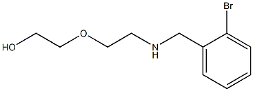 2-(2-{[(2-bromophenyl)methyl]amino}ethoxy)ethan-1-ol Struktur