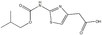 2-(2-{[(2-methylpropoxy)carbonyl]amino}-1,3-thiazol-4-yl)acetic acid|