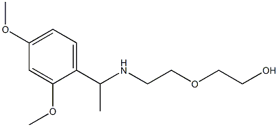 2-(2-{[1-(2,4-dimethoxyphenyl)ethyl]amino}ethoxy)ethan-1-ol|