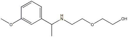 2-(2-{[1-(3-methoxyphenyl)ethyl]amino}ethoxy)ethan-1-ol Structure