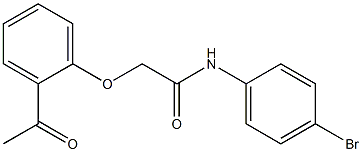 2-(2-acetylphenoxy)-N-(4-bromophenyl)acetamide