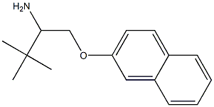 2-(2-amino-3,3-dimethylbutoxy)naphthalene,,结构式