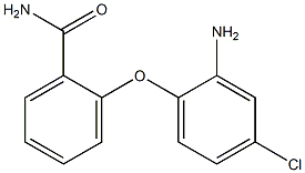 2-(2-amino-4-chlorophenoxy)benzamide 化学構造式