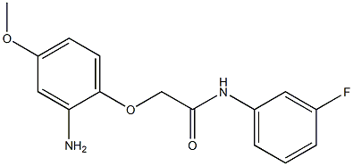 2-(2-amino-4-methoxyphenoxy)-N-(3-fluorophenyl)acetamide