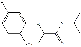  2-(2-amino-5-fluorophenoxy)-N-(propan-2-yl)propanamide