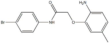  2-(2-amino-5-methylphenoxy)-N-(4-bromophenyl)acetamide