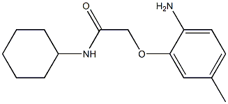 2-(2-amino-5-methylphenoxy)-N-cyclohexylacetamide