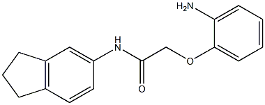  2-(2-aminophenoxy)-N-(2,3-dihydro-1H-inden-5-yl)acetamide
