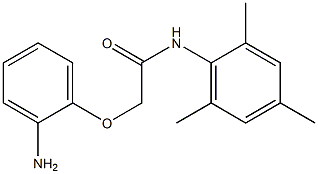 2-(2-aminophenoxy)-N-(2,4,6-trimethylphenyl)acetamide Struktur