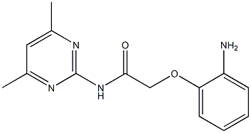  2-(2-aminophenoxy)-N-(4,6-dimethylpyrimidin-2-yl)acetamide