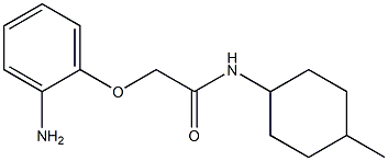  2-(2-aminophenoxy)-N-(4-methylcyclohexyl)acetamide