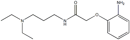 2-(2-aminophenoxy)-N-[3-(diethylamino)propyl]acetamide