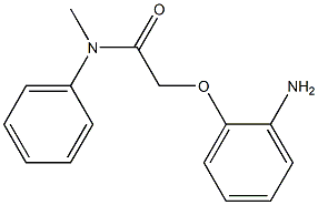 2-(2-aminophenoxy)-N-methyl-N-phenylacetamide Structure
