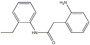 2-(2-aminophenyl)-N-(2-ethylphenyl)acetamide,,结构式