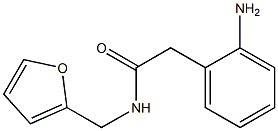 2-(2-aminophenyl)-N-(2-furylmethyl)acetamide Structure