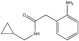 2-(2-aminophenyl)-N-(cyclopropylmethyl)acetamide 化学構造式