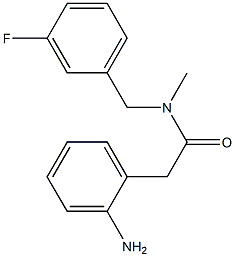 2-(2-aminophenyl)-N-[(3-fluorophenyl)methyl]-N-methylacetamide