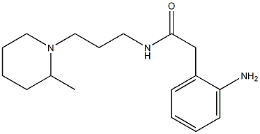 2-(2-aminophenyl)-N-[3-(2-methylpiperidin-1-yl)propyl]acetamide