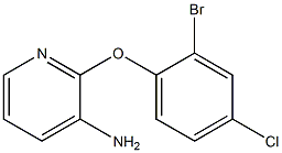 2-(2-bromo-4-chlorophenoxy)pyridin-3-amine