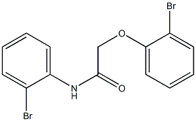 2-(2-bromophenoxy)-N-(2-bromophenyl)acetamide,,结构式