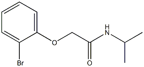 2-(2-bromophenoxy)-N-isopropylacetamide 结构式