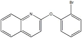 2-(2-bromophenoxy)quinoline Structure
